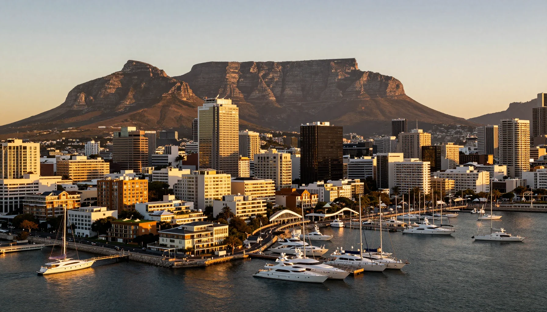 Cape Town skyline with Table Mountain, visualising the global appeal of Africa's most international city