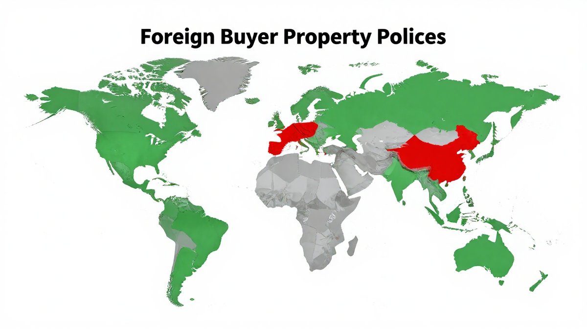 全球外國買家政策對比圖
