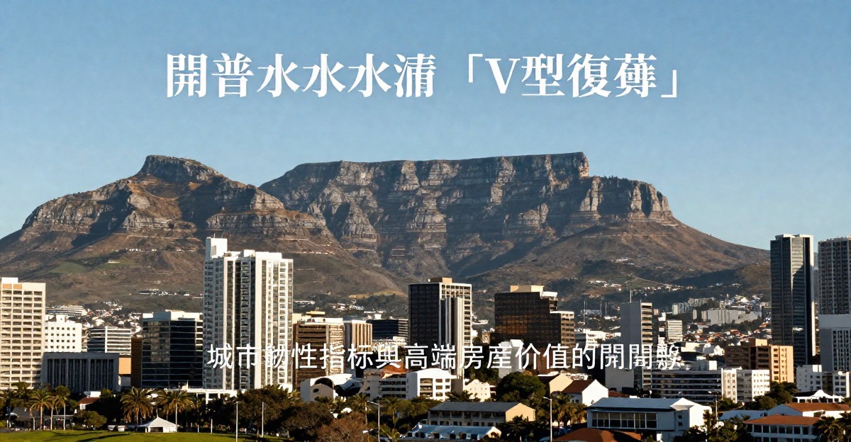 開普敦水資源V型復甦與高端房產價值