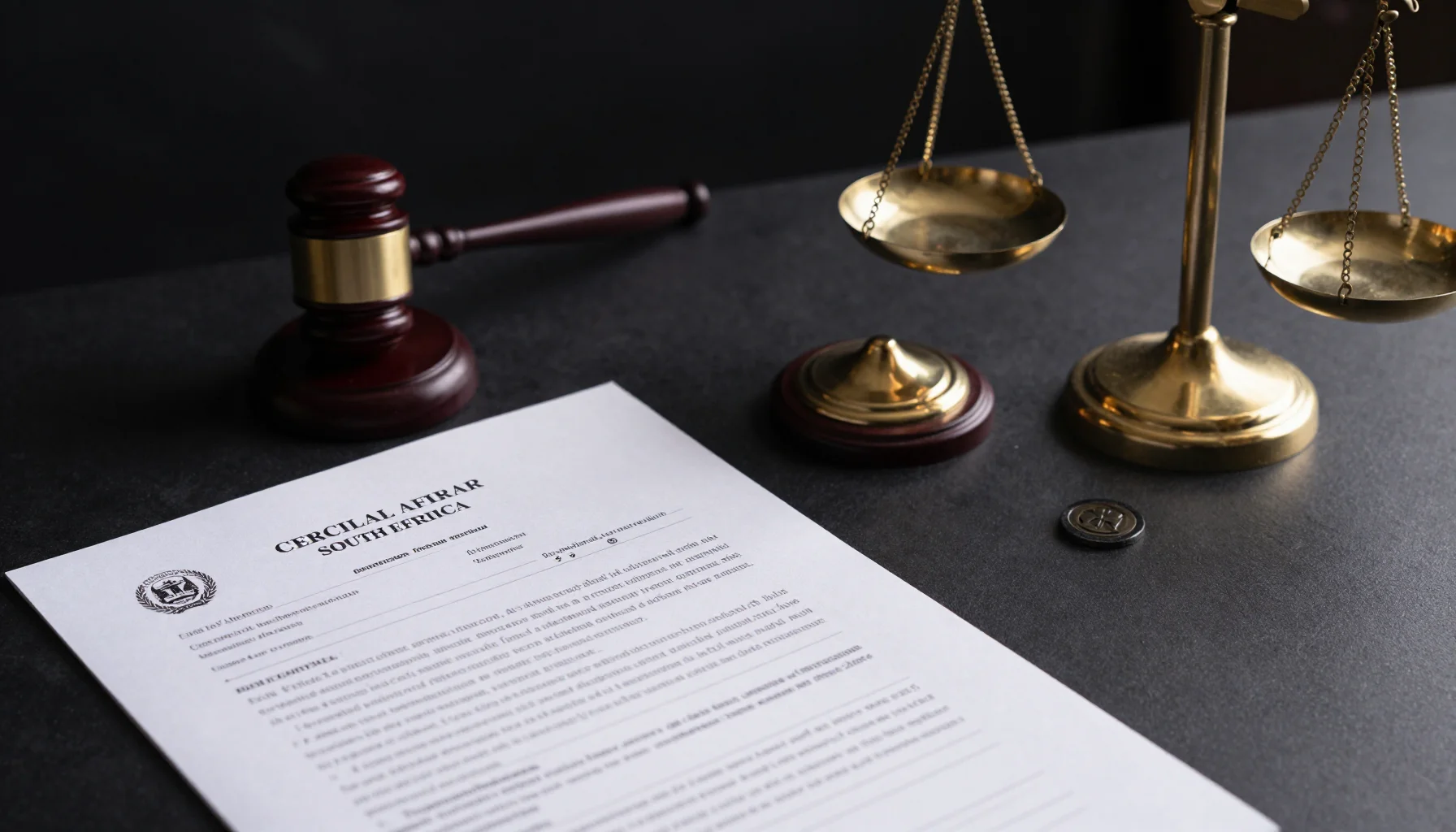 南非 Estate Duty 法律文件與稅務規則意象