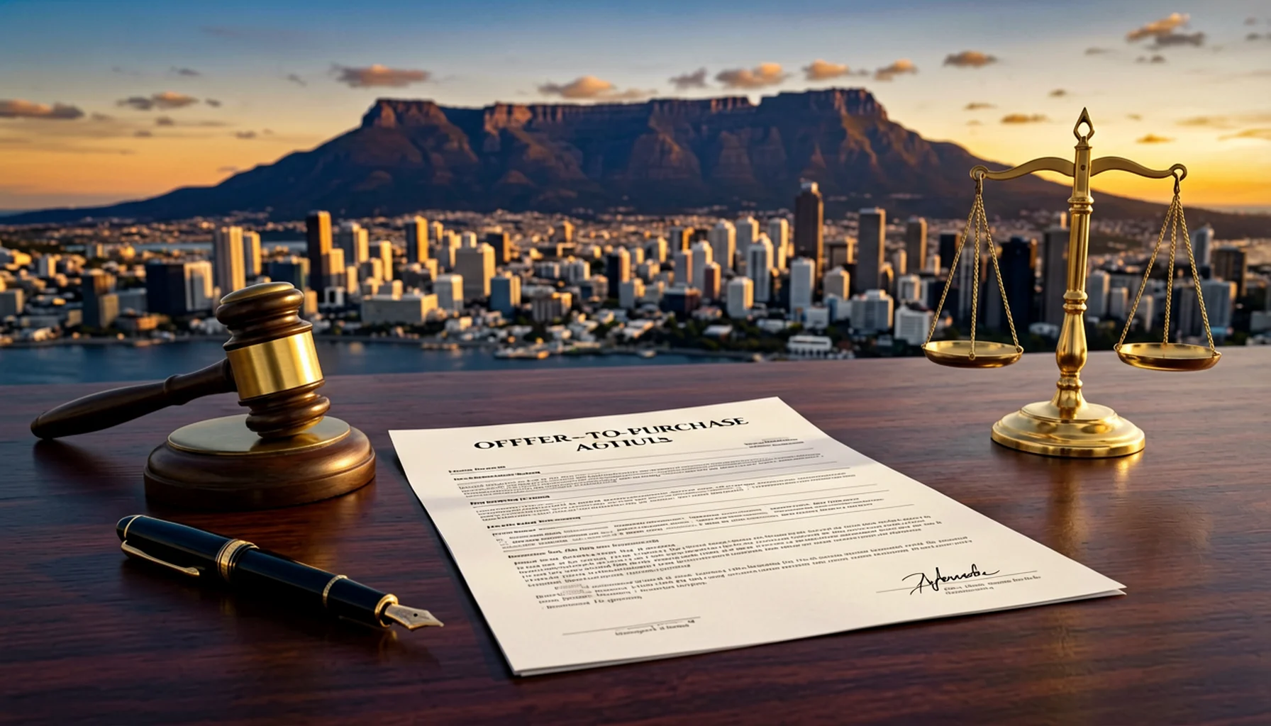 Offer to Purchase South Africa Foreign Buyer Legal Protection